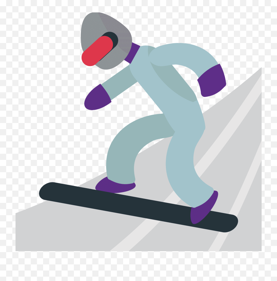 Snowboarder Emoji Clipart Free Download Transparent Png,Funny Snow Emojis