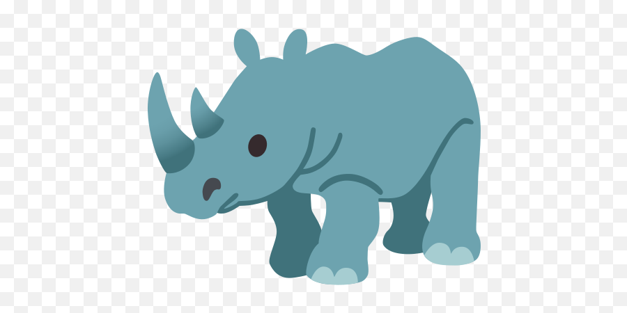 Rhinoceros Emoji - Rhino Emoji,Indian Emoji