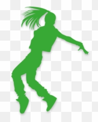 Hip - Hop Dance Silhouette Drawing Silhouette Png Download Emoji,Three Salsa Dancer Emojis