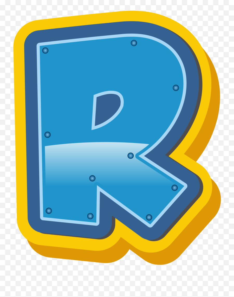 Alphabet Paw Patrol Letter R Emoji,Blue Emoji With Letter