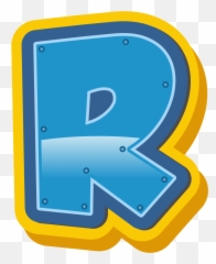 Alphabet Paw Patrol Letter R Emoji,Blue Emoji With Letter