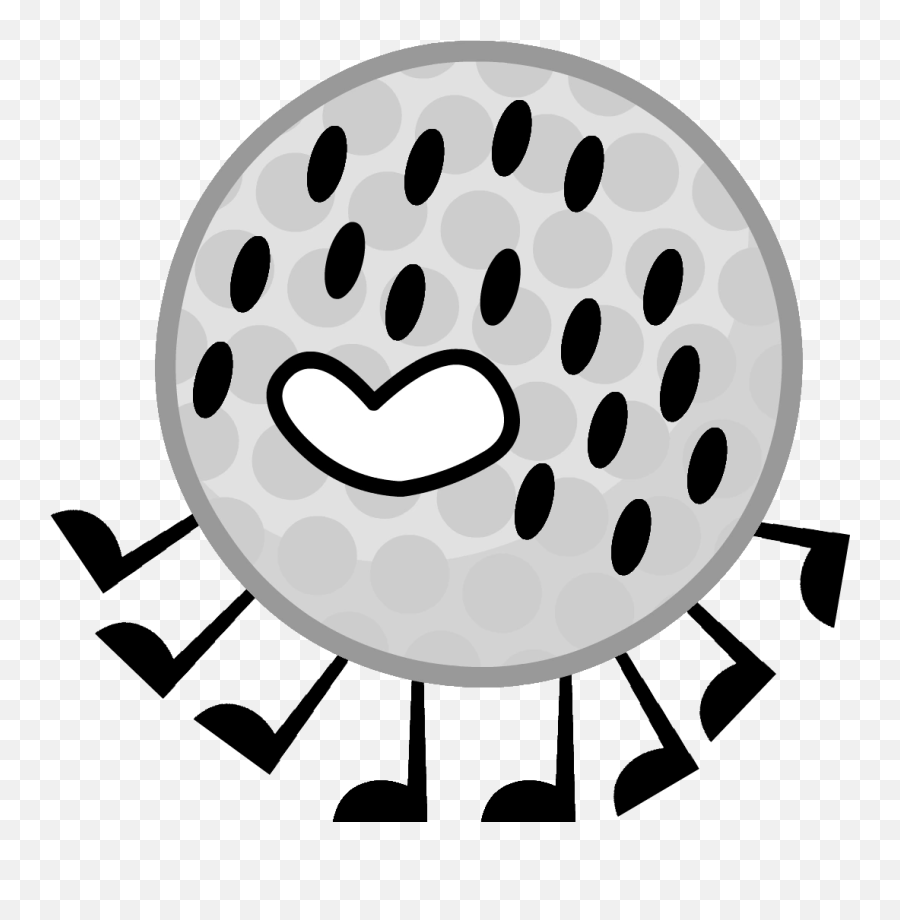 Golf Ball Edit - Wiki Clipart Full Size Clipart 1116336 Emoji,Bfdi Wiki Emojis