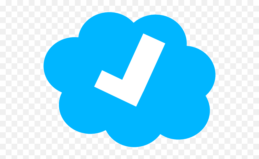 Twitter Symbol Clip Art At Clkercom - Vector Clip Art Emoji,Twitter Check Mark Emoji