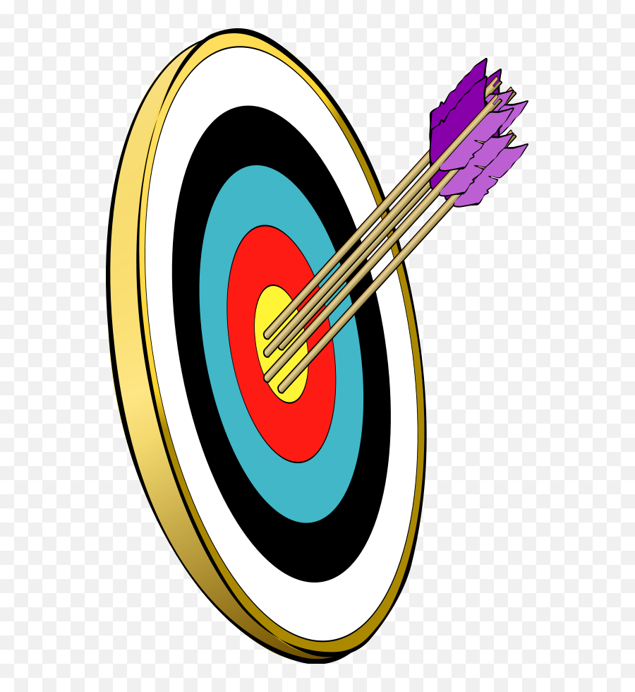 Many Arrows In The Bullseye Clipart - Accurate Clipart Emoji,Bullseye Emoji