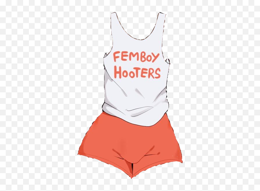 Femboyhooters Hooters Femboy Sticker - Femboy Hooters Outfit Emoji,Emoji Birthday Outfit