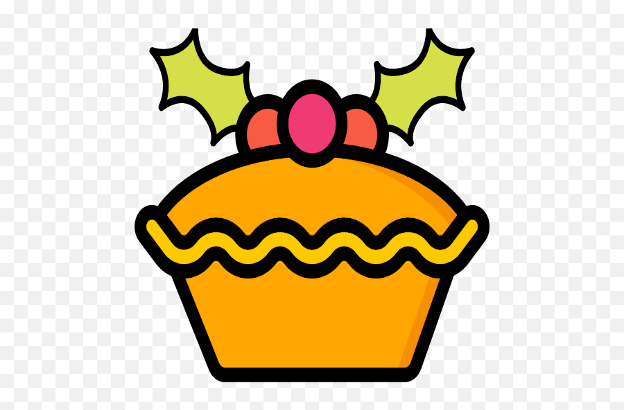 Mince Pie Xmas Icon - Christmas Ultra Color Emoji,Grinding Emoji