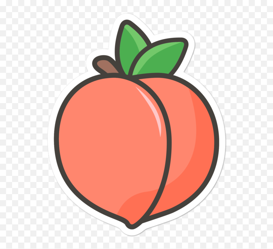 Seni Buku Desain Stiker Lukisan Wajah - Peach Sticker Emoji,Peach Emoji Merchandise