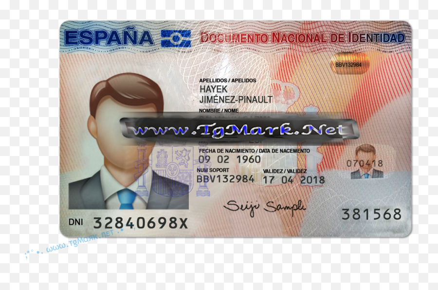Spain Id Card Psd Template V1 Photoshop - Spain Id Card Psd Template Emoji,Dominican Flag Emoji