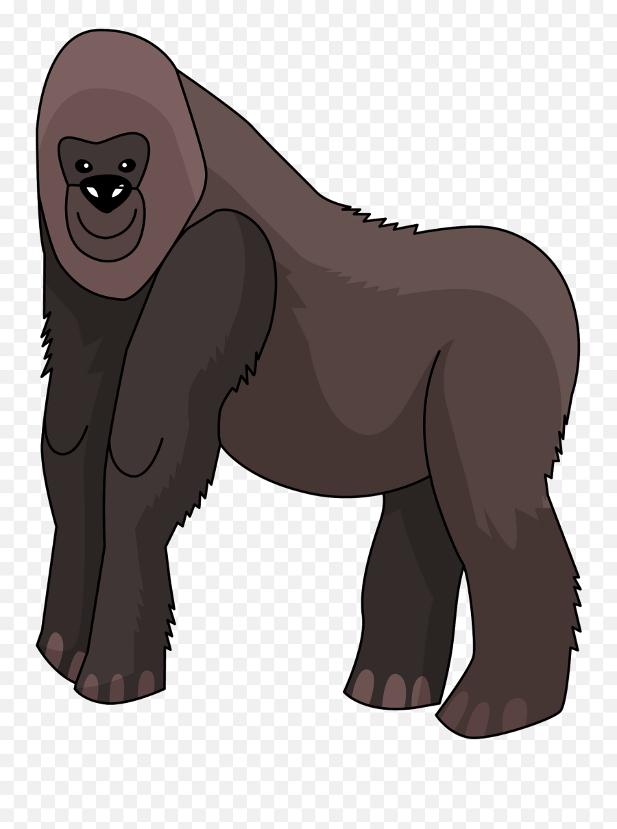 Gorilla Clipart - Ugly Emoji,Gorrila Emoji