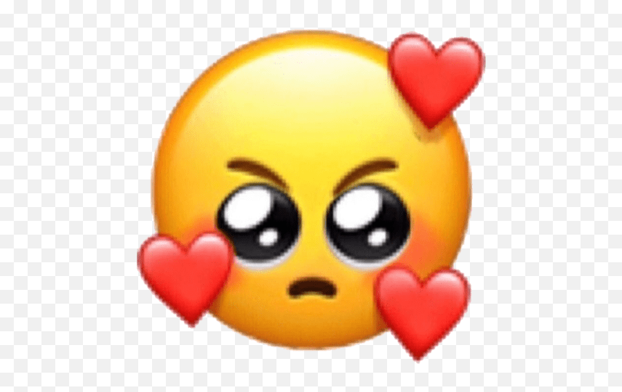 Emojis With Love - Angry Heart Emoji Meme,Emoji Love Stickers