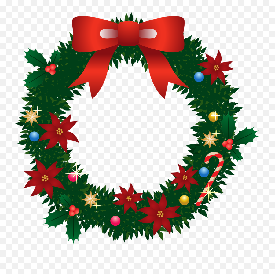 18 12 18 Xmas Wreath - Ghirlanda Di Natale Vettoriale Vector Christmas Wreath Emoji,Square And Compass Emoji