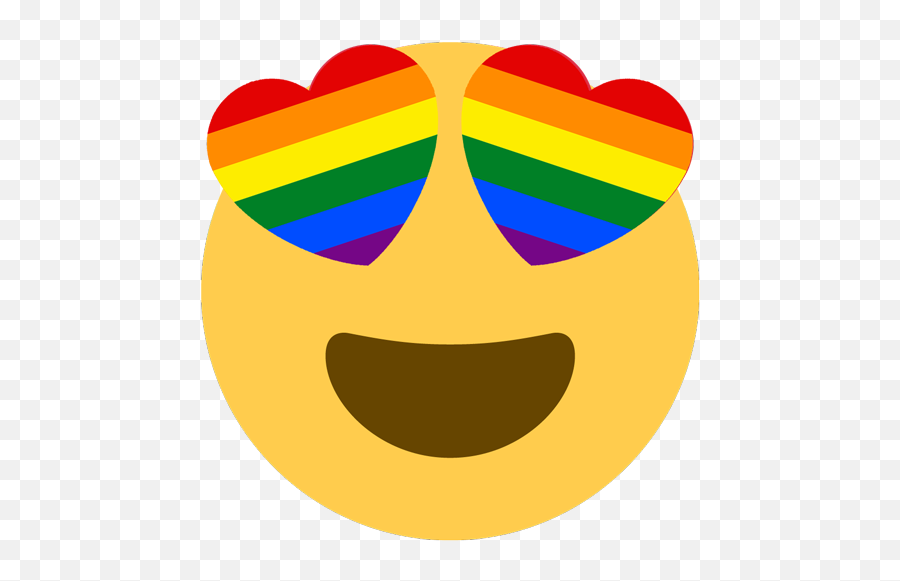 Hearteyespride - Discord Emoji Pride Heart Eyes Emoji,Emojis Heart Eyes