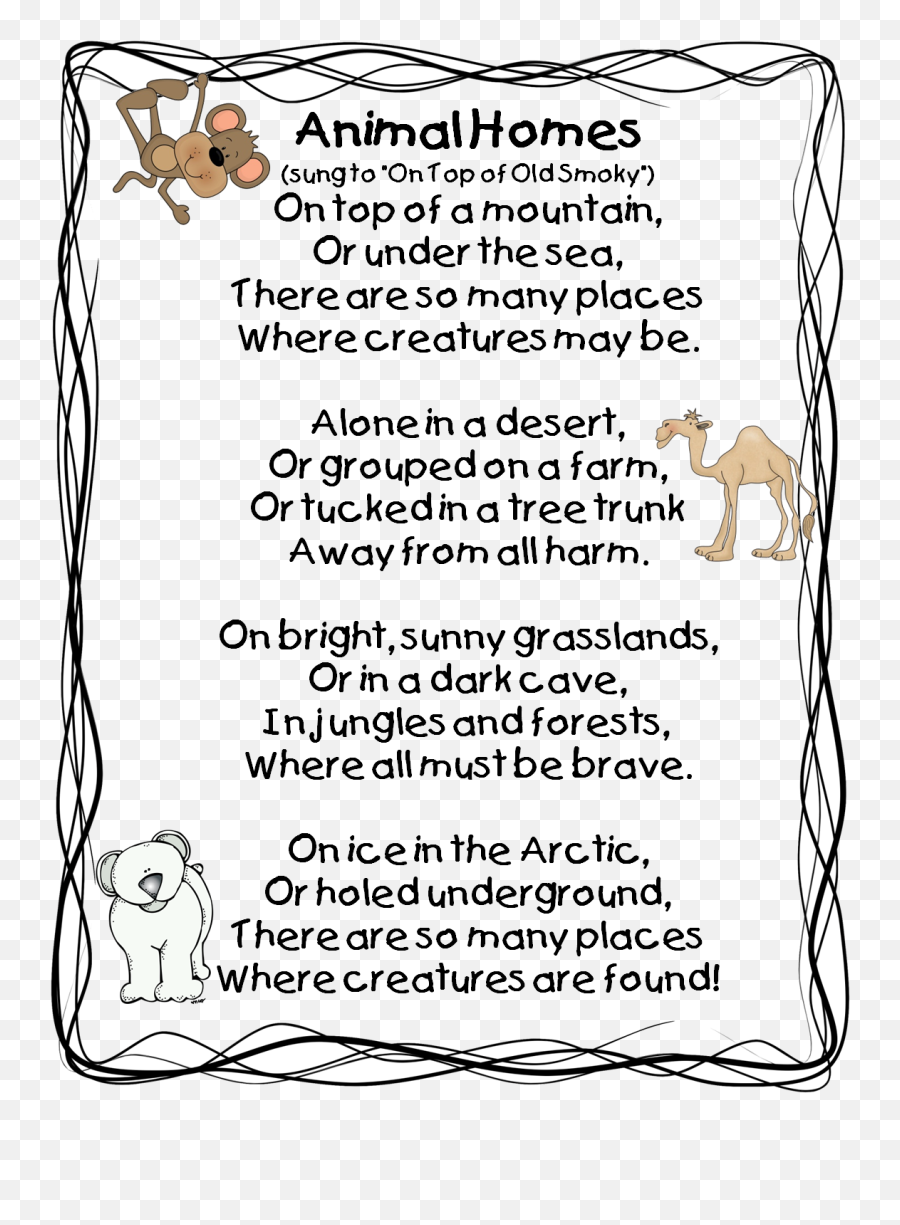 Poem Clipart Word Poem Word Transparent Free For Download - Animal Poems For First Grade Emoji,Poems About Emotions For First Grade