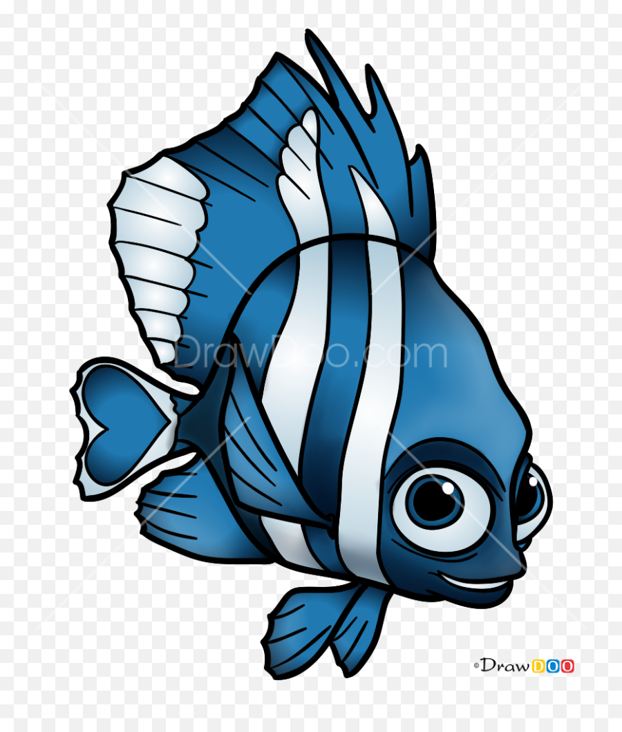 How To Draw Deb Dory And Nemo - Draw Deb From Finding Nemo Emoji,Finding Nemo Emoji