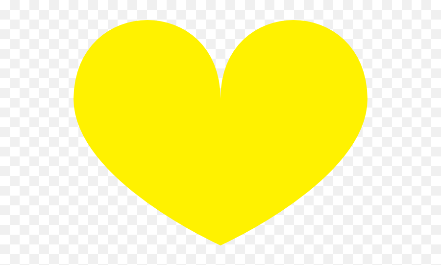 Clip Art Yellow Heart - Heart In Yellow And Black Emoji,Yellow Heart Emoji Transparent