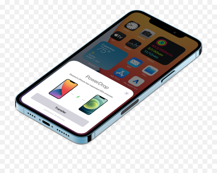 Powerdrop Concept Imagines Iphone - Toiphone Power Sharing Power Drop Iphone Emoji,Samsung 8s+ Phone Emojis