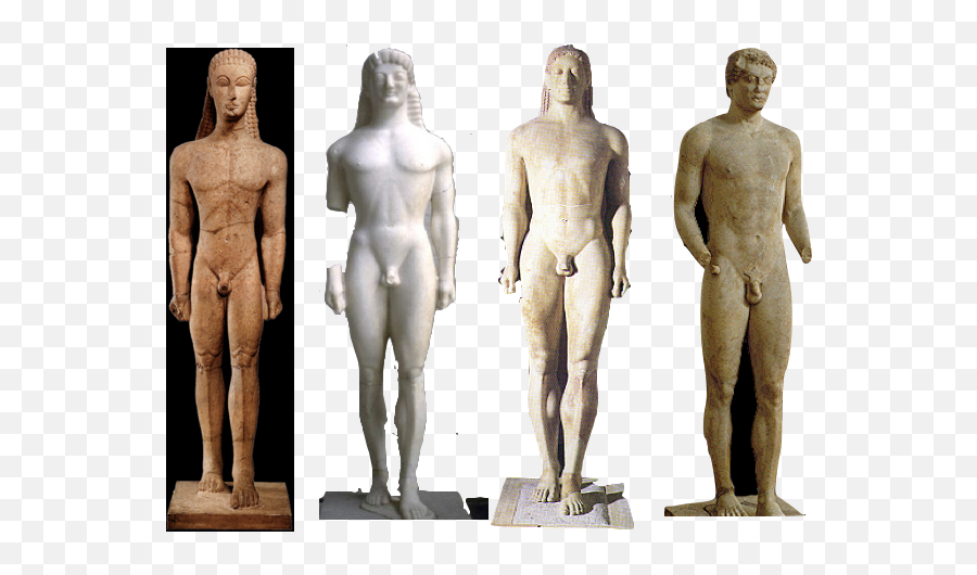 Greek Sculptures - Standing Emoji,Style Of Greek Sculpture Emotion And Naturalistic Depictions Of People