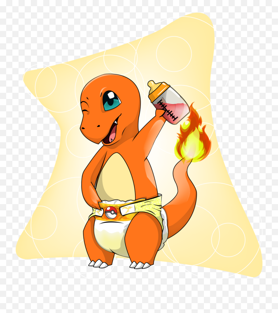 Charmander - Abdl Artwork Omoorg Charmander With A Diaper Emoji,Charmander Emojis