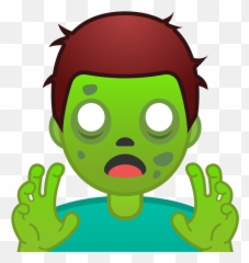 Android Zombie Emoji Clipart - Emoji Zombie,Zombie Emoji Iphone