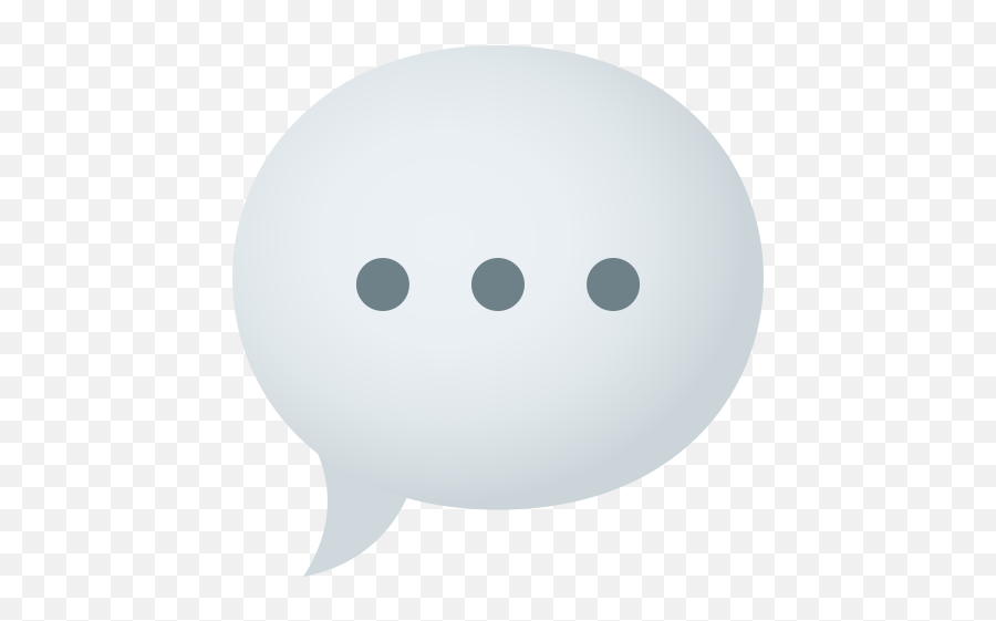 Emoji Dialogue Bubble With Suspension - Dialogue Emoji,Bubble Emoji