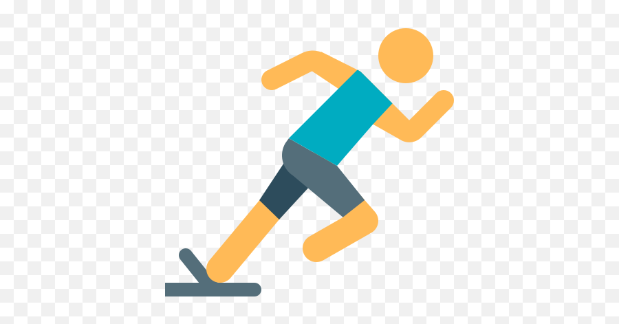 Start Icon In Color Style - Start Icon Emoji,Runner Woman Emoji