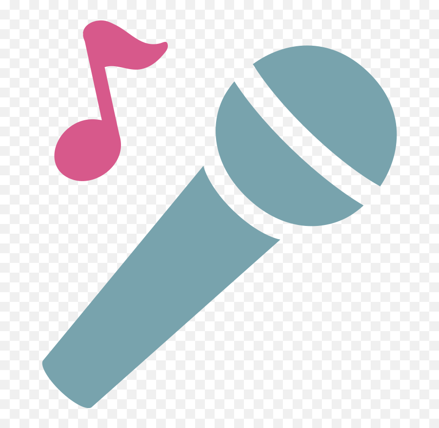 Microphone - Microphone Sign Emoji,Google Microphone Emoticon