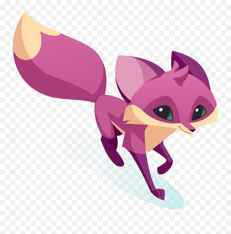 Pink Fox Cliparts - Animal Jam Fox Png Emoji,Animal Jam Emojis Transparent