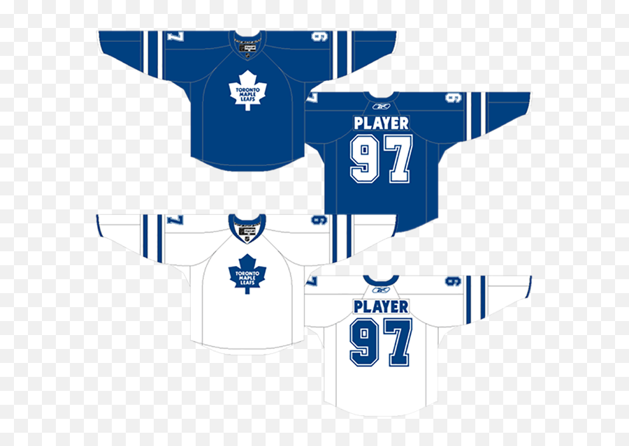 Toronto Maple Leafs - Short Sleeve Emoji,Chicago Blackhawks Emoji