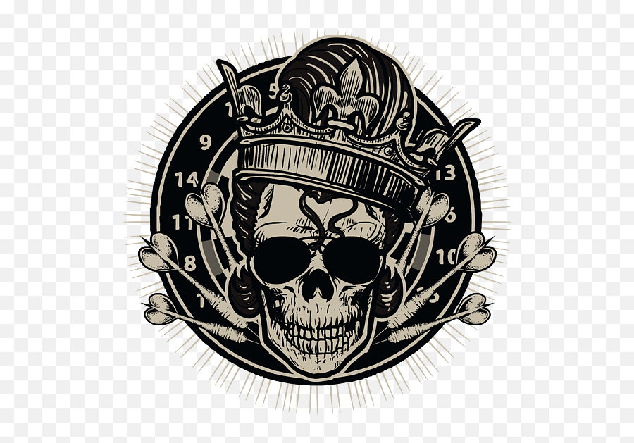Skull Darts King Arrow Dartboard Dart Player Iphone 12 Case Emoji,How To Draw A Chibi Skull Emoticon