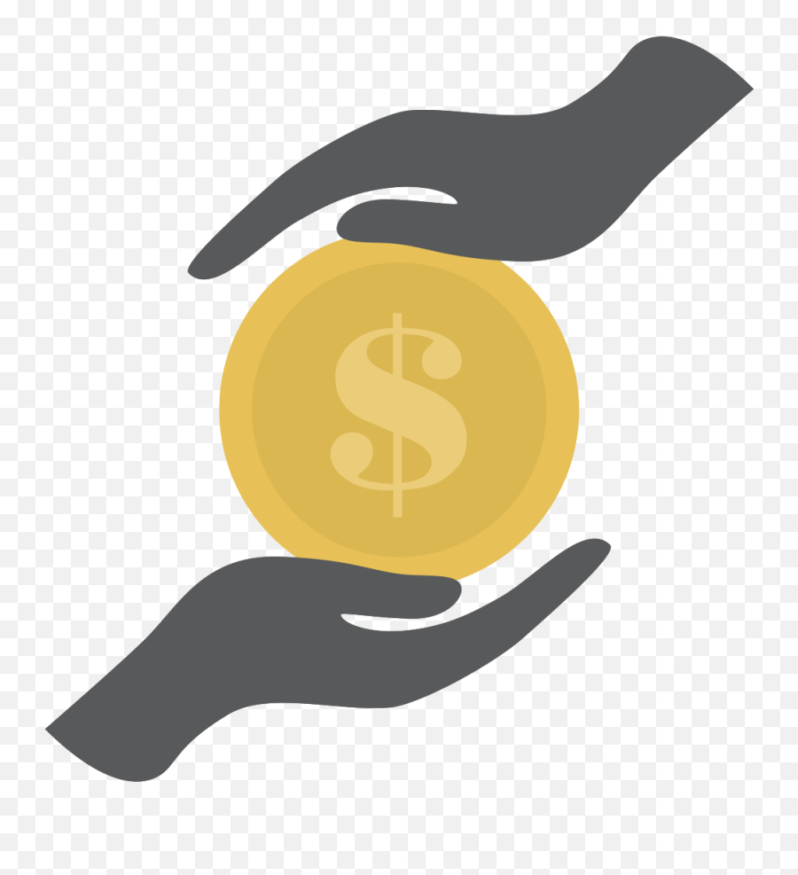 Free Coin Dollar And Hand 1199503 Png With Transparent Emoji,Coin Emoji