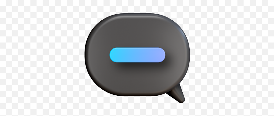 Premium Interficon Set 1 - Dark 3d Illustration Pack From Emoji,Minus Symbol Large Emoji