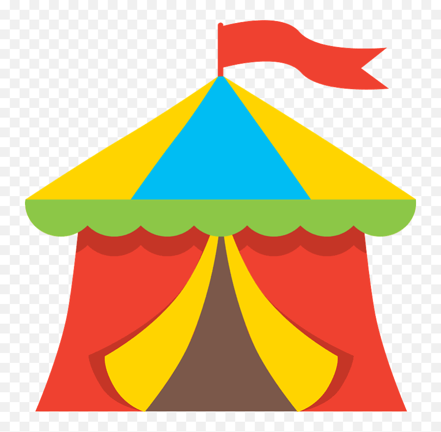 Circus Tent Clipart Transparent 5 - Clipart World Emoji,Circus Tent Emoji