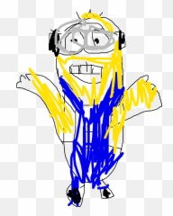 How To Draw A Minion - Easy Drawing Of Minions Emoji,Minion Emoji