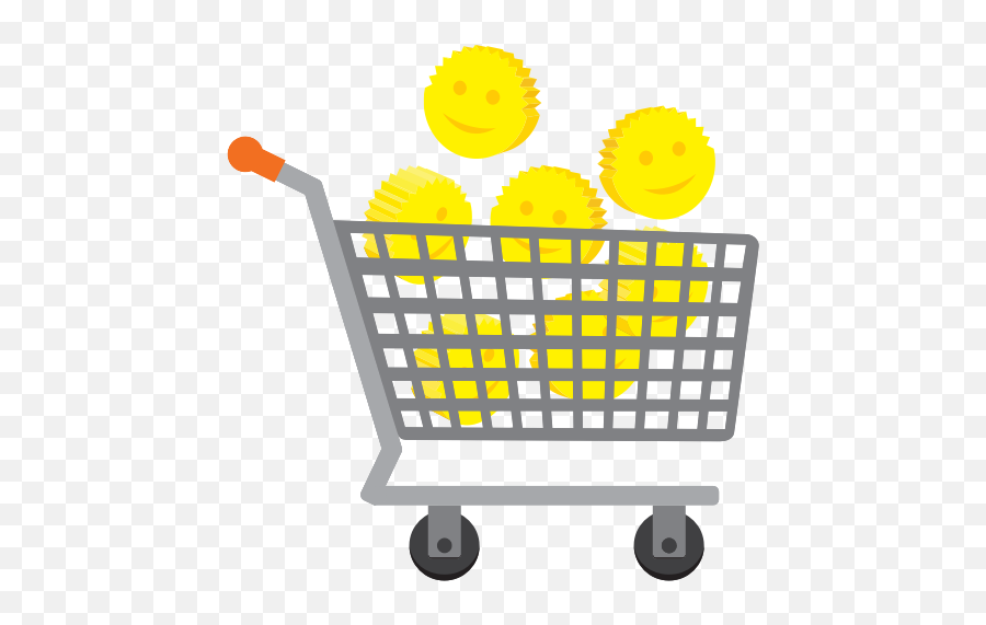 Online Smile Shop Scrub Daddy Americau0027s Best Sponge Company - Rainier Vista Emoji,Shopping Emoticon