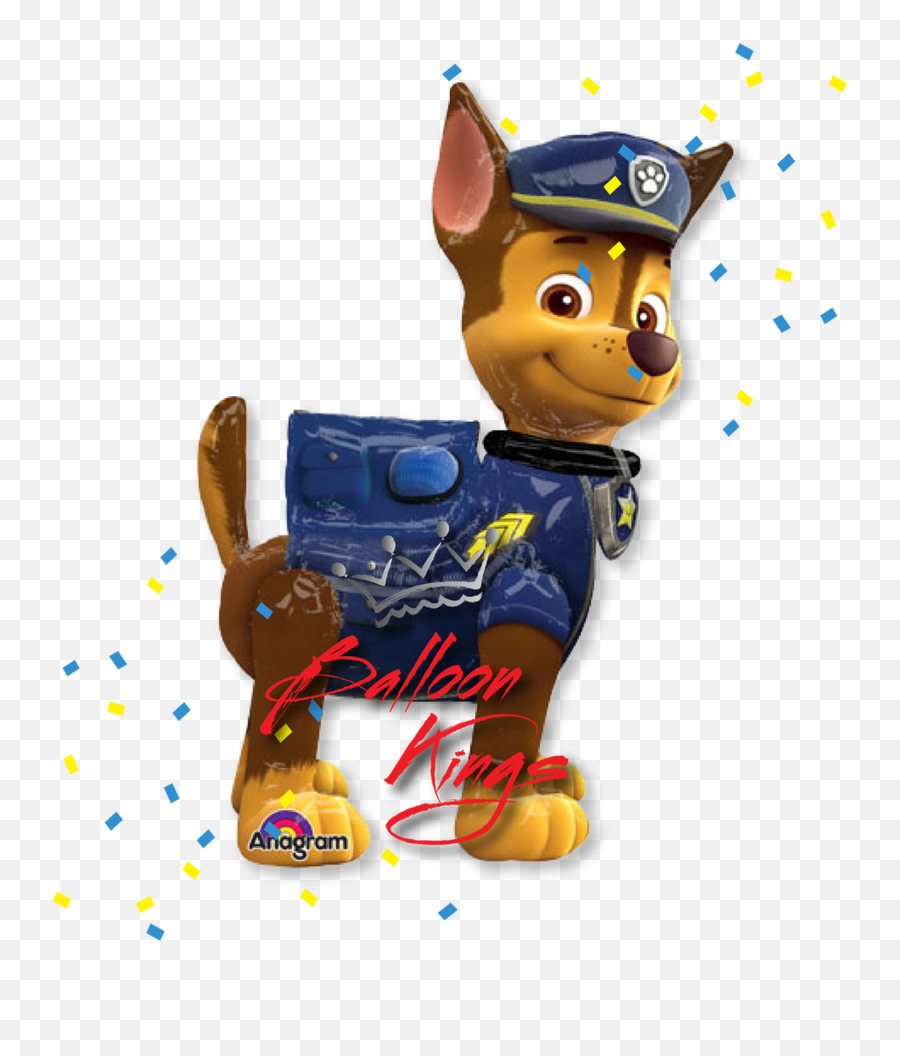 Paw Patrol Chase Airwalker - Paw Patrol Airwalker Balloon Emoji,Paw Patrol Emoji