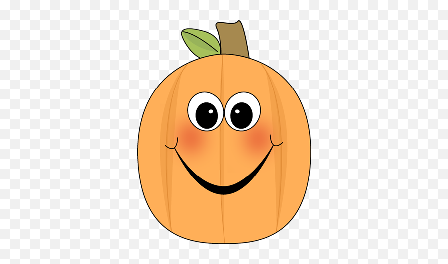 Cute Pumpkin Clip Art Free Clipart - Happy Pumpkin Face Clipart Emoji,Pumpkin Emoji