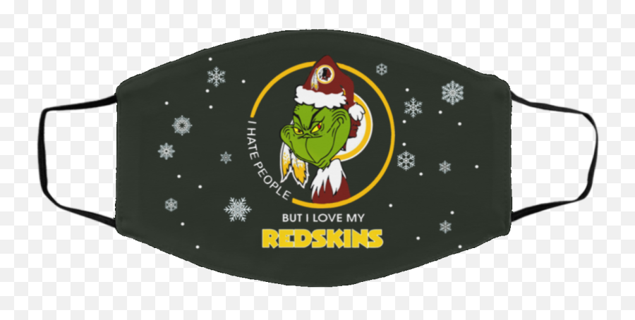 Washington Redskins Grinch Face Mask - San Jose Sharks Jacket Emoji,Redskins Emoji
