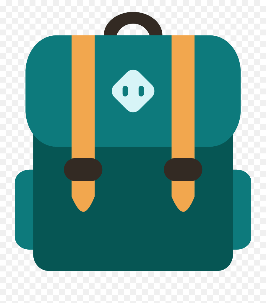 Backpack Emoji - Emoji School,School Emoji