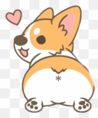 Kawaii Corgi Clipart - Kawaii Corgi Emoji,Corgi Emoji