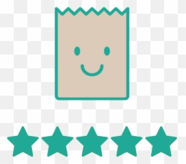 The Evocco Star Rating - Transparent 4 1 2 Stars Emoji,Footprint Emoticon