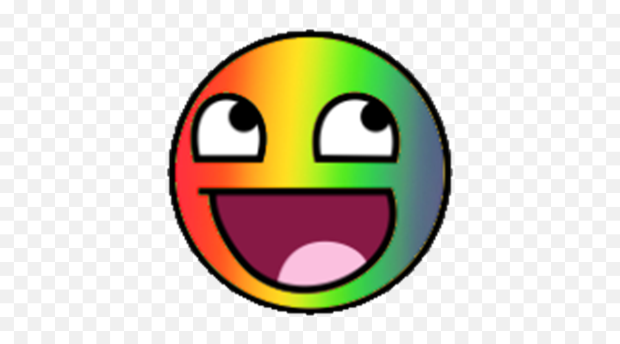 Rainbow Roblox Logos - Happy Lol Face Emoji,Barf Face Emoticon
