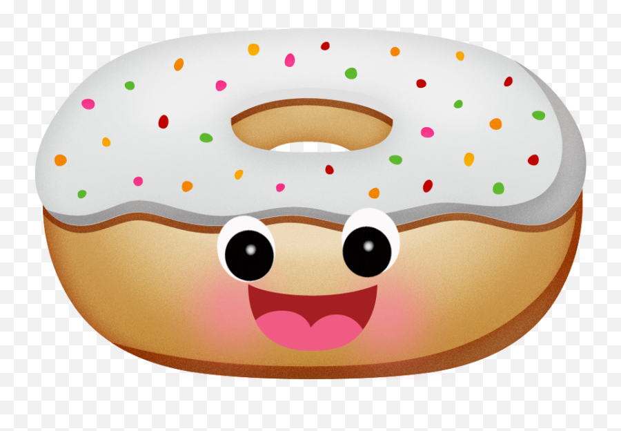 Doughnut Clipart Emoji Doughnut Emoji Transparent Free For - Food Clipart With Faces,Emoji Movie Oc