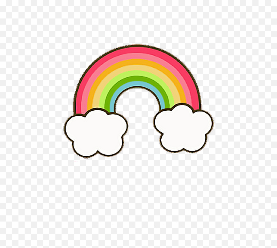 Rainbow Arcoiris Sticker By - Tag Para Photoscape Nuvem Emoji,Emoji De Arco