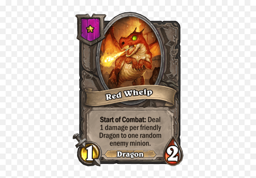 Heroes In Hearthstone Battlegrounds - Red Whelp Battlegrounds Art Emoji,Control Your Emotions To Control The Tide Of Battle