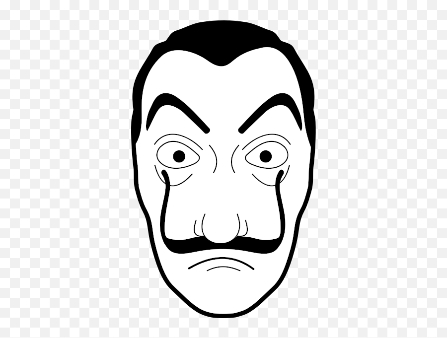 Salvador Dali Mask - Dali Mask Png Emoji,Salvidor Dali Emojis