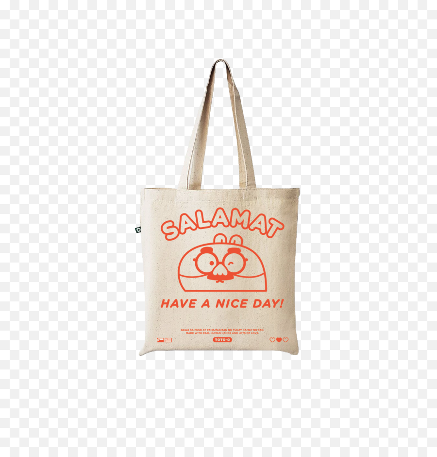 Salamat Tote - Tote Bag Emoji,Filipino Emojis Salamat