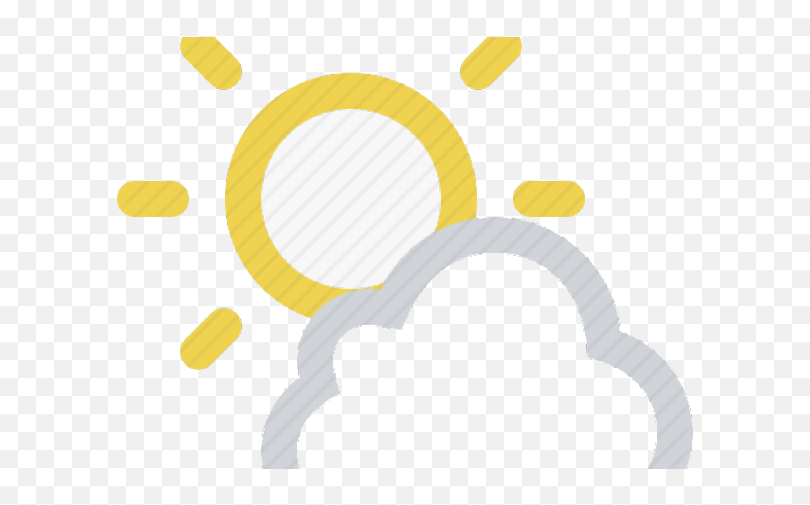 Cloudy Png - Partly Cloudy Sunny Clipart App Store Free Dot Emoji,Cloudy Day Emojis Combo