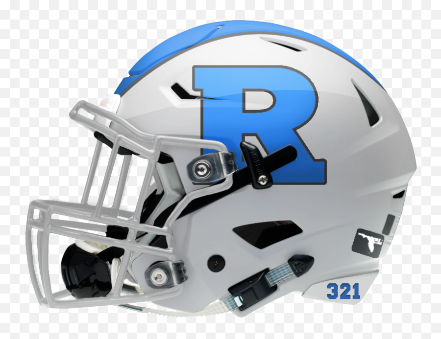 Schools Rockledge Senior High School Raiders Football - Football Helmet Speedflex Side View Emoji,Gators Emoticon Georgia Bulldogs
