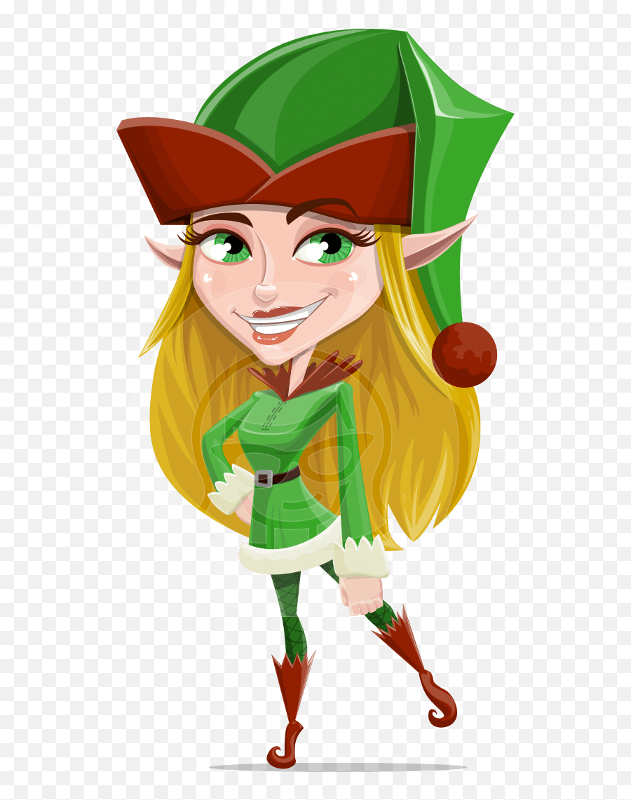 Popular Cartoon Characters Female - Cartoon Character Female Elf Cartoon Emoji,Vector Cartoon Faces Emotions