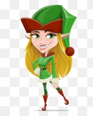 Popular Cartoon Characters Female - Cartoon Character Female Elf Cartoon Emoji,Vector Cartoon Faces Emotions